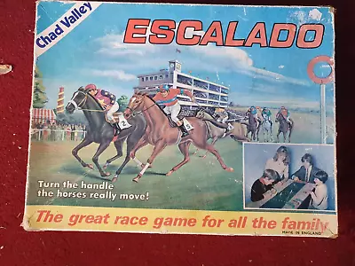 Vintage 1970s Escalado Chad Valley Racing Set With Lead Horses • £12.75