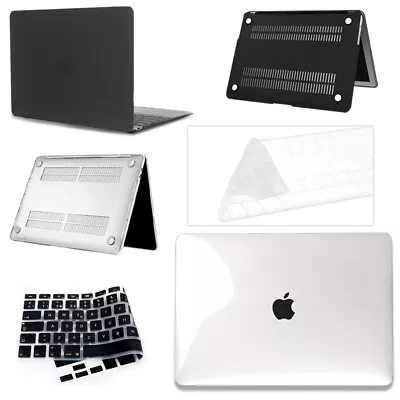 For Apple MacBook Air 11/13/15/16 Laptop Hard Shell Cover Case + Keyboard Skin • £10.44