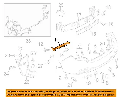 MAZDA OEM 14-17 6 Rear Bumper-Retainer Bracket Left GJR9502J1 • $40.21