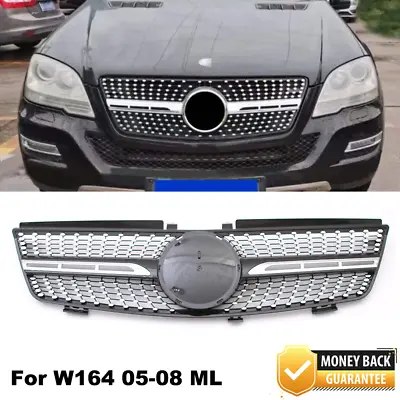 Front Grille Grill For Mercedes W164 ML350 ML550 ML500 ML320 ML63AMG 2005-2008 • $70.65