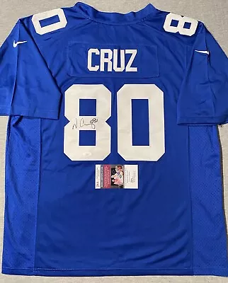 New York Giants- Victor Cruz Autograph Nike #80 Nfl Players Jersey Jsa As93587 • $229.99