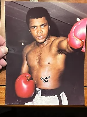 Muhammed Ali Autographed Photo 8 By 11 Inches! With COA! • $249.95