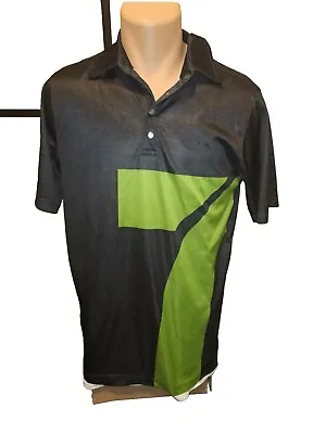 7 Eleven 7-11 Short Sleeve Polo Shirt Mens Size S Black Polyester Work Uniform • $19