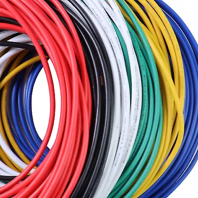 14 16 18 Gauge High Temp Automotive Primary Wire Harness - Pure Copper Cable Lot • $17.09