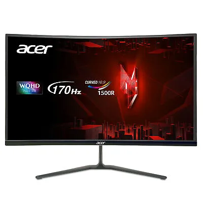 Acer Nitro ED270U - 27  Monitor WQHD 2560x1440 170Hz 1ms 250Nit HDMI DisplayPort • $149.99