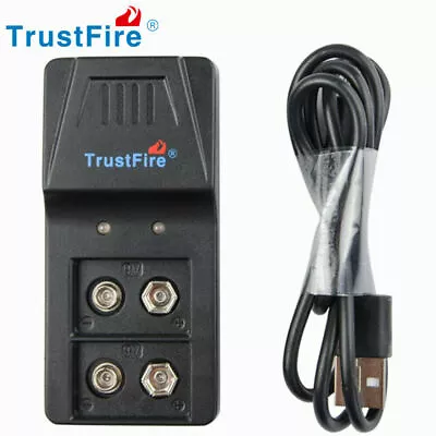 £8.99 • Buy Dual Slots Intelligent Charger For 9v Lithium Li-ion Ni-MH Batteries Universal
