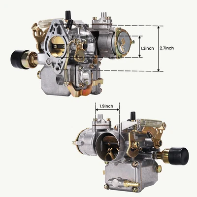 $83.85 • Buy NEW 34 PICT-3 CARBURETOR W/ Screws 12V ELECTRIC FOR VW BEETLE 113129031K