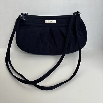 VERA BRADLEY Frannie Crossbody Bag - Solid Navy Blue - EUC • $14.97