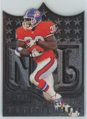 1997 Skybox Metal Universe Titanium Die-Cut Terrell Davis Denver Broncos #17 • $12.99