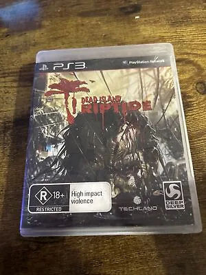 Dead Island Riptide - Sony PlayStation 3 - PS3 W/Manual Working Free Postage • $6