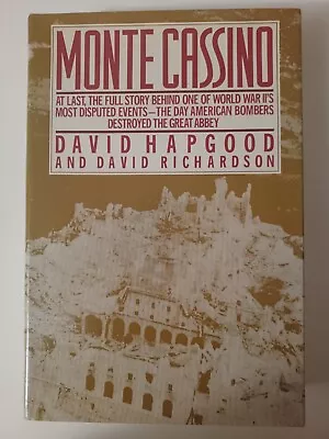 Monte Cassino - At Last The Full Story - WW II - David Hapgood HC • $5