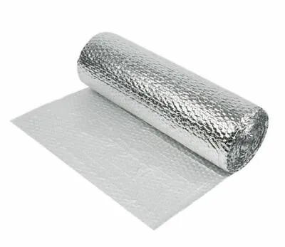 25m Yuzet Double Aluminium Bubble Foil Insulation Loft Home Caravan 1.2m Wide • £49.99