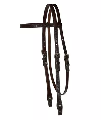 Circle Y Floral Brow Headstall • $59.99