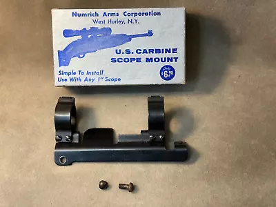 M1 .30 Carbine GI Universal Plainfield - Numrich Arms Scope Mount & 1  Rings 2 • $29.95