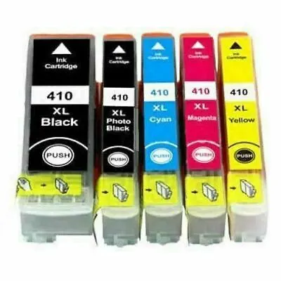 $13.70 • Buy  Compatible Ink E-410XL Cartridges For Epson XP-530 XP-540 XP640 XP900 Printer