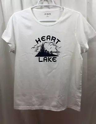 Women's J Crew T Shirt Large Heart Lake NY • $22.99