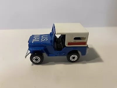 1976 Matchbox Superfast No. II Sleet-N-Snow U.S. Mail Jeep Cast Miss Print • $125