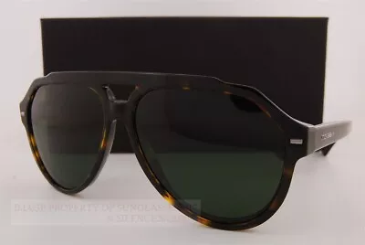 Brand New Dolce & Gabbana Sunglasses DG 4452 502/71 Tortoise/Dark Green For Men • $169.99
