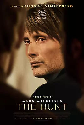 The Hunt Movie Poster Mads Mikkelsen • $20
