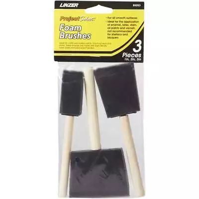 Linzer Project Select High Density Closed Foam Brush (3-Pack) 85053 Linzer • $8.04