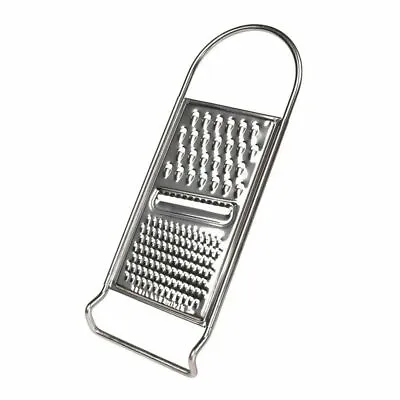 Chef Aid 3 Way Stainless Steel Flat Cheese Grater With Handles • £6.45