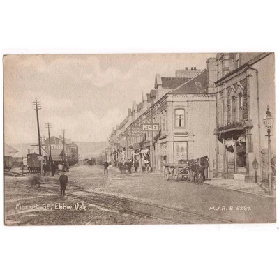 £7.99 • Buy EBBW VALE Market Street, Monmouthshire Postcard Unused