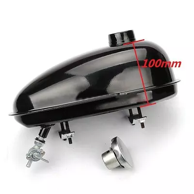 3L Motorcycle Fuel Gas Can Petrol Tanks With Cap SwitcFor Motorized Bicycle Bike • $53.20