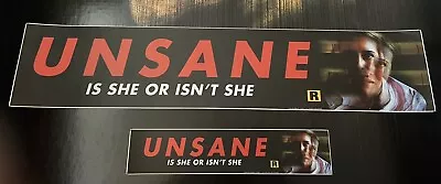 Unsane Claire Foy 2018 Horror Movie Mylar Banner Poster Small Large Lot 5X25 • $25