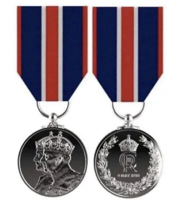 £10 • Buy King Charles III Coronation Miniature Medal 2023 Mount Option Army Civilian Mini