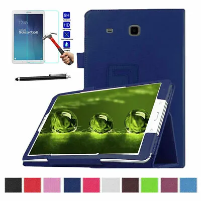 Slim PU Leather Fold Stand Flip Case Cover For Samsung Galaxy Tab A A2 S2 S3 S4 • £10.88