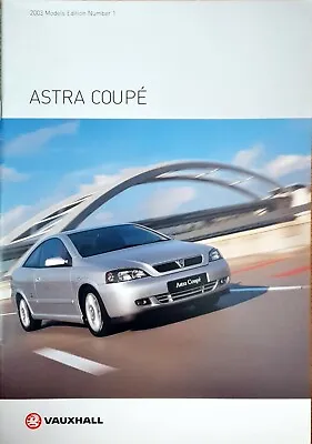 Vauxhall Astra Coupe Brochure 2003 • $8.77