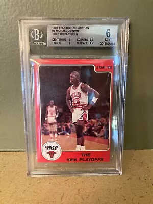 1986 Star Michael Jordan #8  The 1986 Playoffs  • $105.50