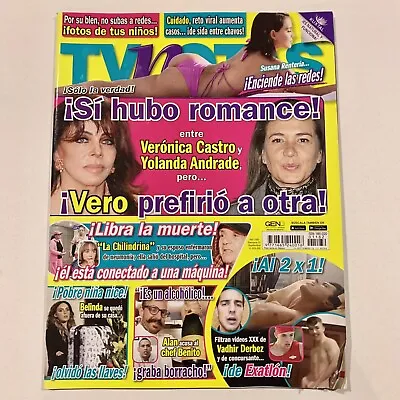 Veronica Castro Yolanda Andrade Vadhir Derbez Mexican Tvnotas Magazine 2019 • $11.50