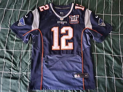 Tom Brady New England Patriots Super Bowl LI 51 Champions Nike Jersey - Size 44 • $100