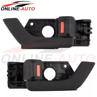 Interior Door Handle For 2003-2008 Hyundai Tiburon 2Pcs Front Left & Right Black • $14.25