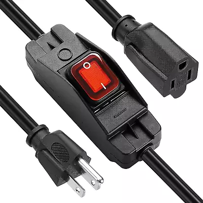 3 Prong Outdoor Extension Cord With Waterproof Switch Heavy Duty Extension Cord • $40.52