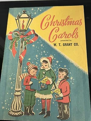 W. T. Grant Co. Grants Department Store Christmas Carols Comic Song Book • $19.95