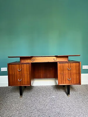 Vintage 1960s G Plan Floating Top Fresco Teak Desk Danish Retro Mid Century • £500