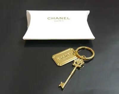 Authentic CHANEL Keychain Sweet Key Plate Limited Metallic #6053 • £265.05