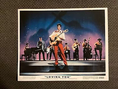 Loving You - Original   1957 Color   Movie Photograph  - Elvis Presley • $80