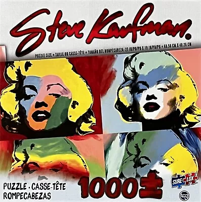 MARILYN MONROE 1000-piece POP ART Jigsaw Puzzle Steve Kaufman Warhol NEW SEALED • $14.95