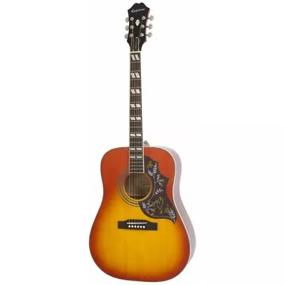 Epiphone Hummingbird Pro Acoustic Electric Guitar Faded Cherry Sunburst • $390