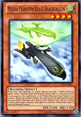 Mecha Phantom Beast Blackfalcon LTGY-EN023 Yu-Gi-Oh! Card Light Play Unlimited  • $0.99