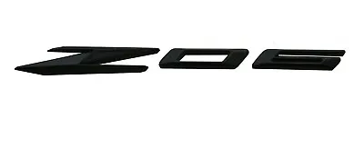 1pc Z06 Emblem 3D Fender Trunk For Corvette C8 85623536 Black • $24.64