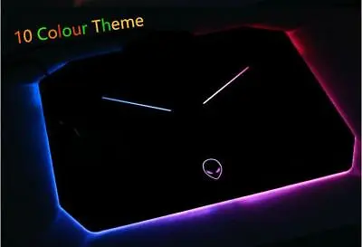 $45.82 • Buy Alienware 10 Colour LED Mouse Pad PC Gaming Desk Computer Desktop Mousepad AU