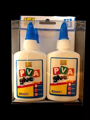 £2.89 • Buy PVA Glue Bottles Washable Safe Glue Ideal Home Office School Craft Non Toxic