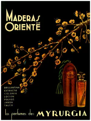 400608 Not Perfume Maderas De Oriente WALL PRINT POSTER CA • $72.66