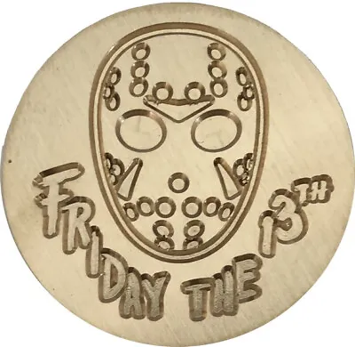 Jason Mask Wax Seal Stamp Head 1.2  Diameter - Friday The 13th! • $6.29