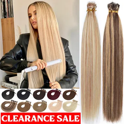 CLEARANCE 200S Thick Full Head Nano Micro Loop Ring Remy Human Hair Extensions • £22.56