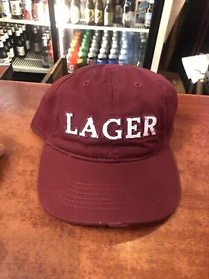 Yuengling Lager Hat By Shenk Adjustable Strap Red Cotton Distressed Emroidered • $9.96